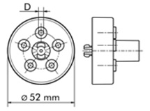 2900 Монтажный фитинг SLM (на 5 соединений Ø4 mm x с винтом)