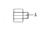 1026 Фитинг переходной M10x1